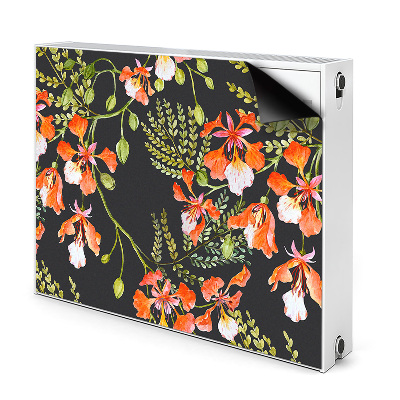 Magnet Heizkörperverkleidung Rote blumen