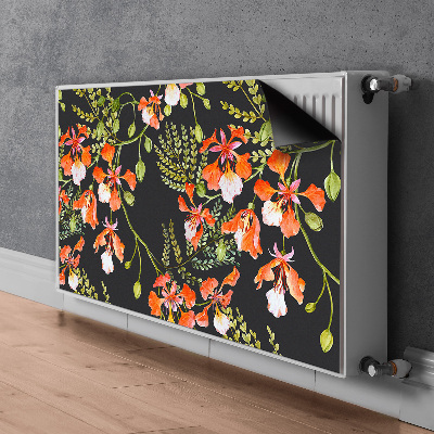 Magnet Heizkörperverkleidung Rote blumen