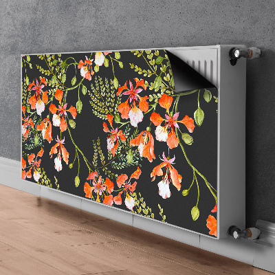 Magnet Heizkörperverkleidung Rote blumen