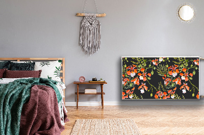 Magnet Heizkörperverkleidung Rote blumen