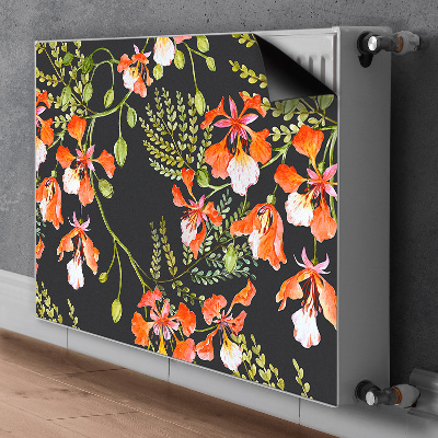 Magnet Heizkörperverkleidung Rote blumen