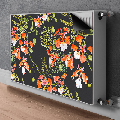 Magnet Heizkörperverkleidung Rote blumen