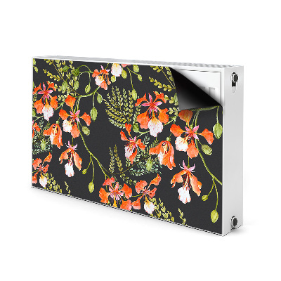 Magnet Heizkörperverkleidung Rote blumen