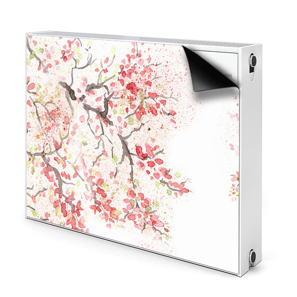 Heizkörperverkleidung magnet Kirschblüten