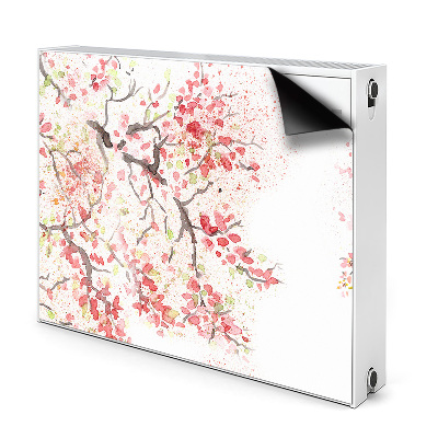 Heizkörperverkleidung magnet Kirschblüten