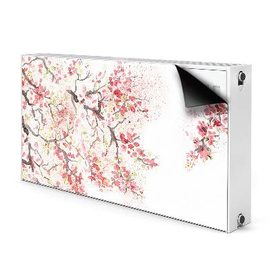 Heizkörperverkleidung magnet Kirschblüten