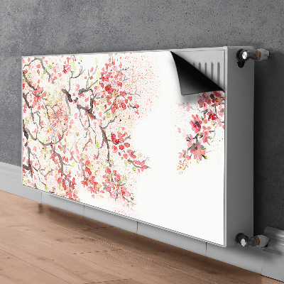 Heizkörperverkleidung magnet Kirschblüten