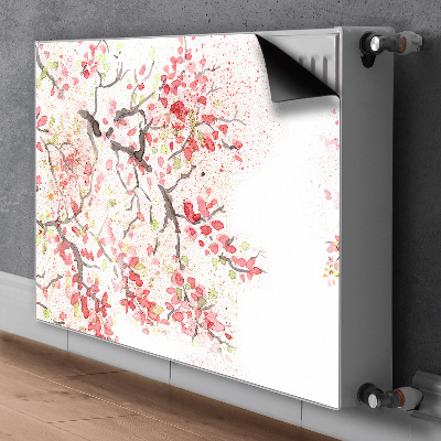 Heizkörperverkleidung magnet Kirschblüten