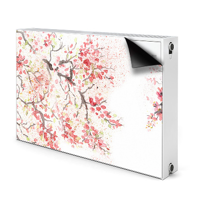 Heizkörperverkleidung magnet Kirschblüten