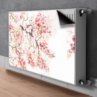 Heizkörperverkleidung magnet Kirschblüten