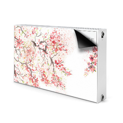 Heizkörperverkleidung magnet Kirschblüten