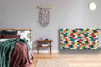 Heizkörperverkleidung magnetisch Geometrisches muster