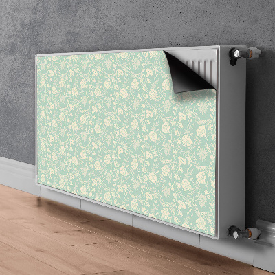 Magnet Heizkörperverkleidung Weiße blumen