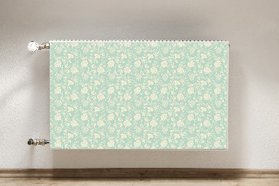 Magnet Heizkörperverkleidung Weiße blumen