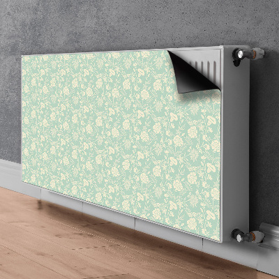 Magnet Heizkörperverkleidung Weiße blumen