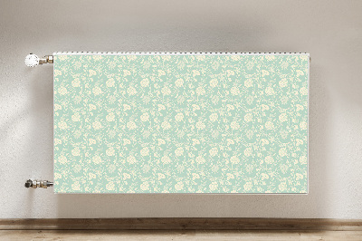 Magnet Heizkörperverkleidung Weiße blumen