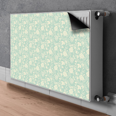 Magnet Heizkörperverkleidung Weiße blumen
