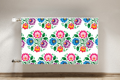 Heizkörperverkleidung magnet Blumen im volksstil