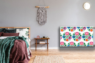 Heizkörperverkleidung magnet Blumen im volksstil