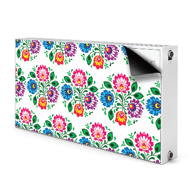 Heizkörperverkleidung magnet Blumen im volksstil