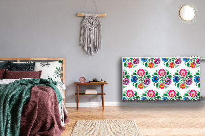Heizkörperverkleidung magnet Blumen im volksstil