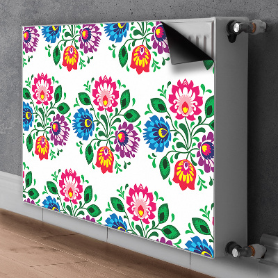 Heizkörperverkleidung magnet Blumen im volksstil