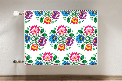 Heizkörperverkleidung magnet Blumen im volksstil