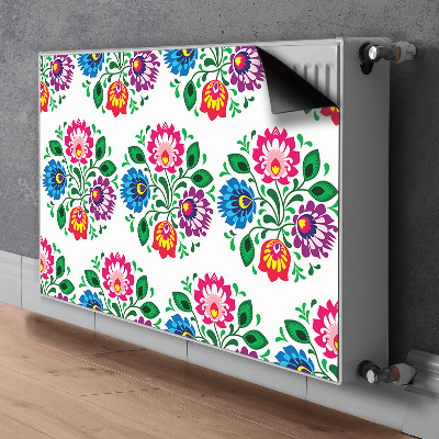 Heizkörperverkleidung magnet Blumen im volksstil