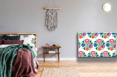 Heizkörperverkleidung magnet Blumen im volksstil
