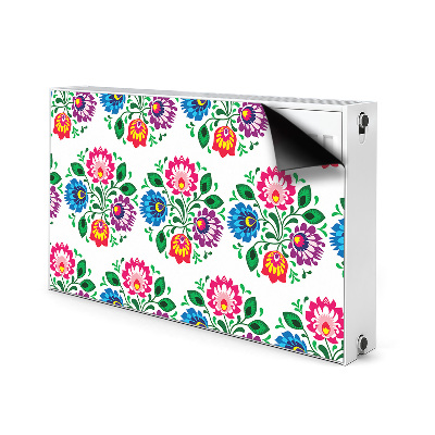 Heizkörperverkleidung magnet Blumen im volksstil