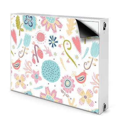 Heizkörperverkleidung magnet Farbenfrohe muster