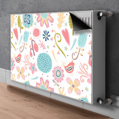 Heizkörperverkleidung magnet Farbenfrohe muster
