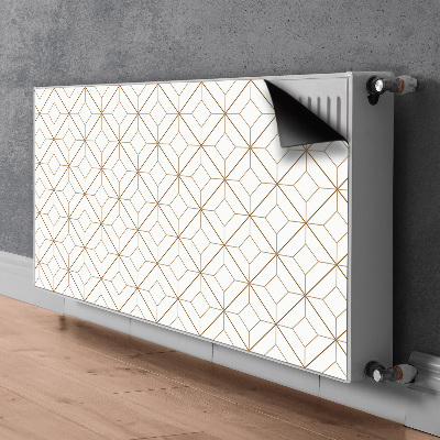 Heizkörperverkleidung magnetisch Geometrische diamanten