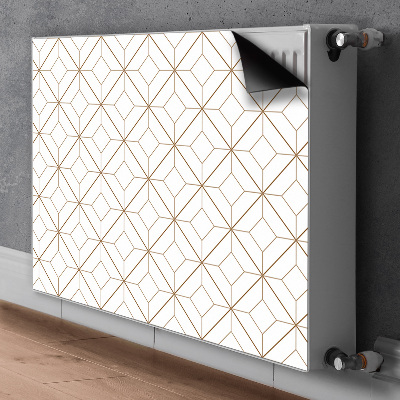 Heizkörperverkleidung magnetisch Geometrische diamanten