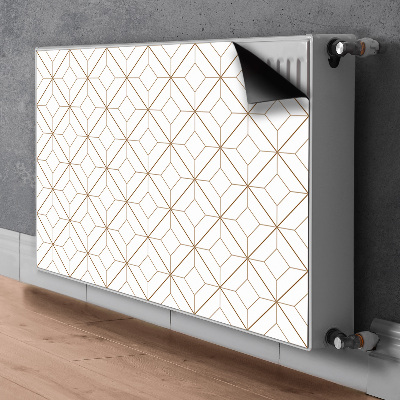 Heizkörperverkleidung magnetisch Geometrische diamanten