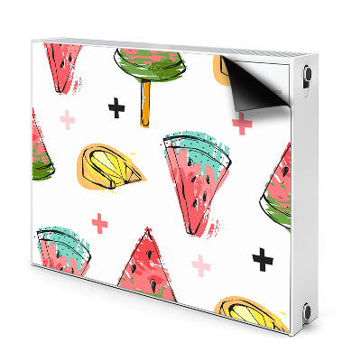 Magnet Heizkörperverkleidung Wassermelone auf einem stock
