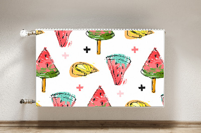 Magnet Heizkörperverkleidung Wassermelone auf einem stock