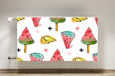 Magnet Heizkörperverkleidung Wassermelone auf einem stock