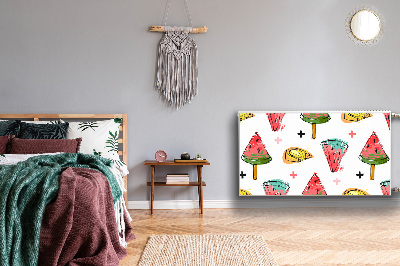 Magnet Heizkörperverkleidung Wassermelone auf einem stock