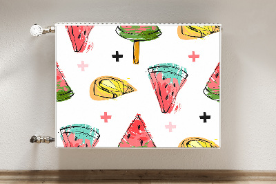 Magnet Heizkörperverkleidung Wassermelone auf einem stock