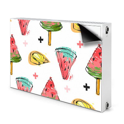 Magnet Heizkörperverkleidung Wassermelone auf einem stock