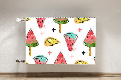 Magnet Heizkörperverkleidung Wassermelone auf einem stock