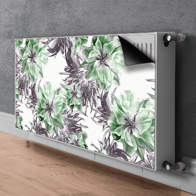Dekorative Heizkörperabdeckung Magische blumen