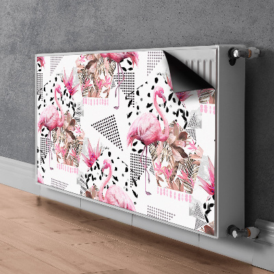 Heizkörperverkleidung magnetisch Flamingos