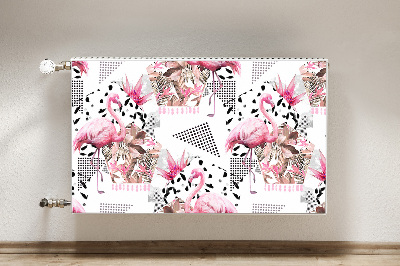 Heizkörperverkleidung magnetisch Flamingos