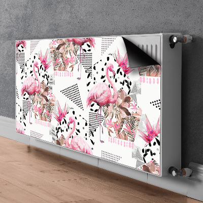 Heizkörperverkleidung magnetisch Flamingos