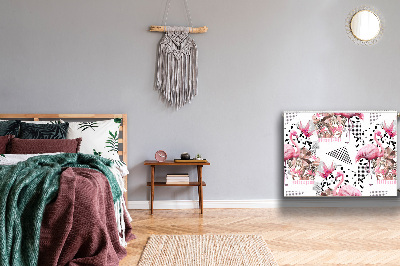 Heizkörperverkleidung magnetisch Flamingos