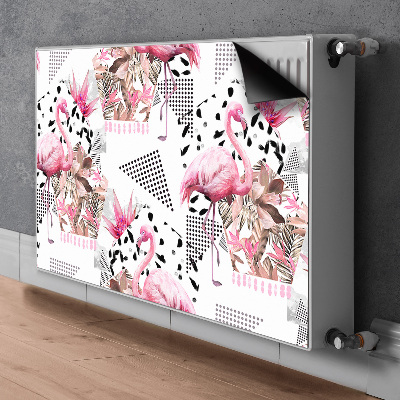 Heizkörperverkleidung magnetisch Flamingos