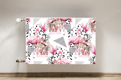 Heizkörperverkleidung magnetisch Flamingos