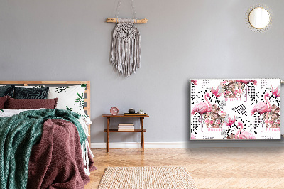 Heizkörperverkleidung magnetisch Flamingos